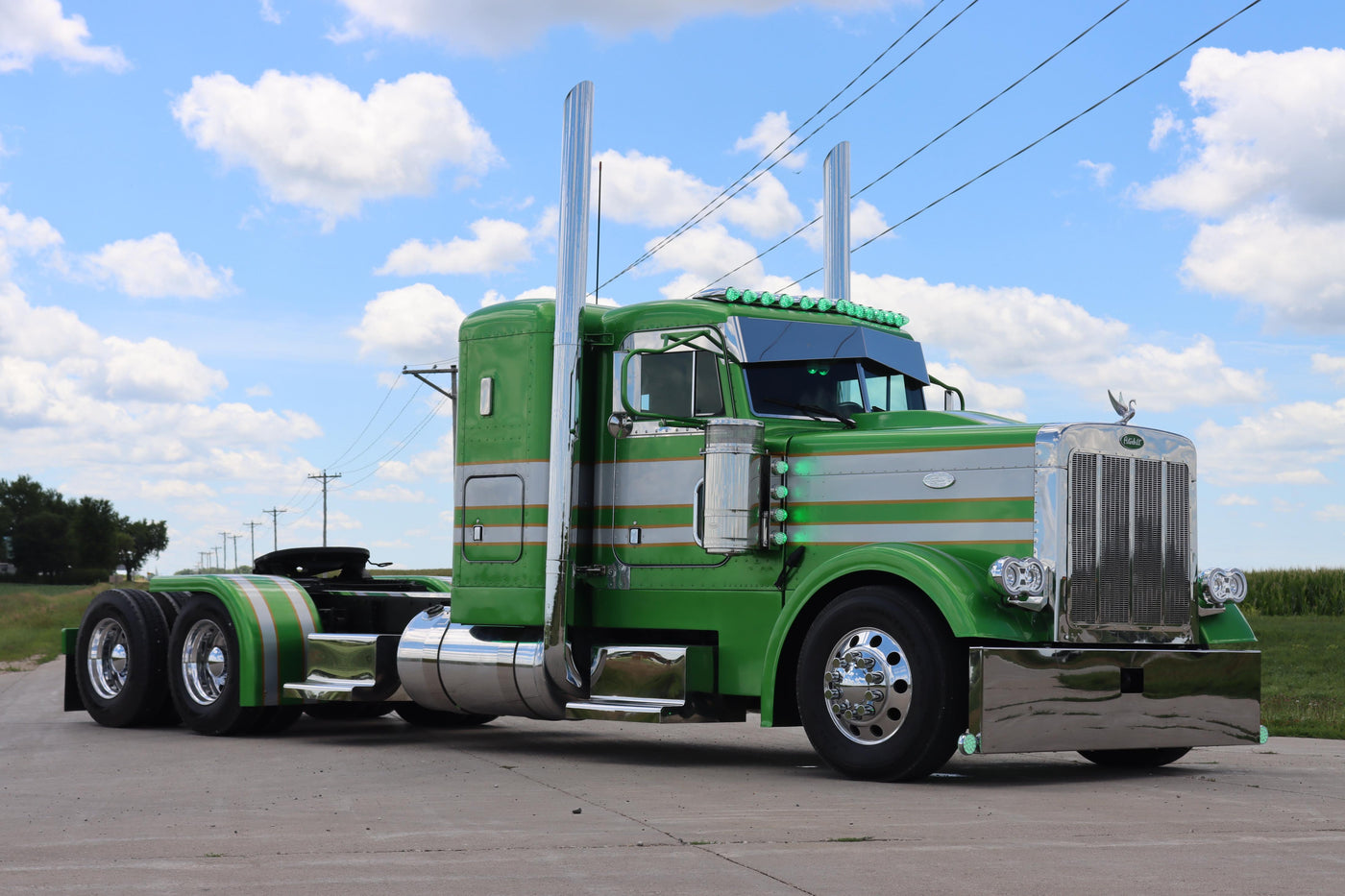 Before & After | Complete video series on 379 Peterbilt build | FOR SALE | McDonald Chrome Shop