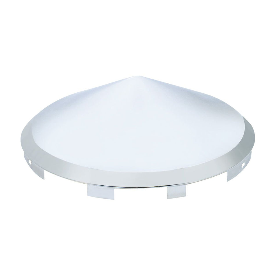 United Pacific Universal Chrome Pointed Front Hubcap - 7/16" Lip