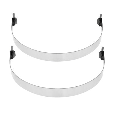 United Pacific 304 Stainless Steel Air Tank Straps For 8-1/4" Round Air Tank (Card of 2)