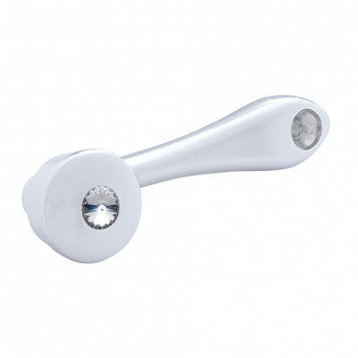 United Pacific Chrome Window Crank With Crystal Diamond (SLOTTED ADAPTER)