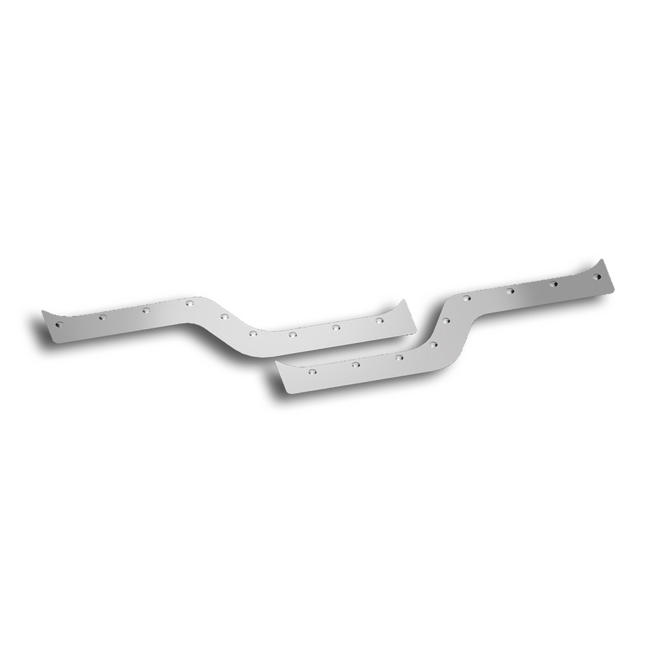 United Pacific Stainless Daylight Door Trim For 2008+ Kenworth Models With Daylight Door