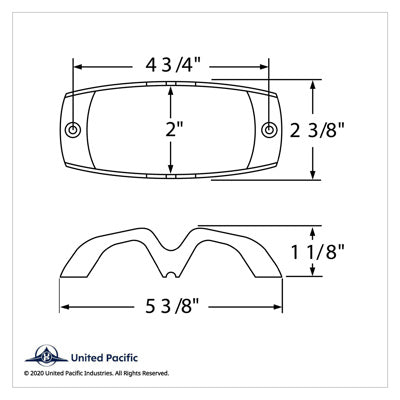 United Pacific Die Cast Tiger Eye Lens Guard