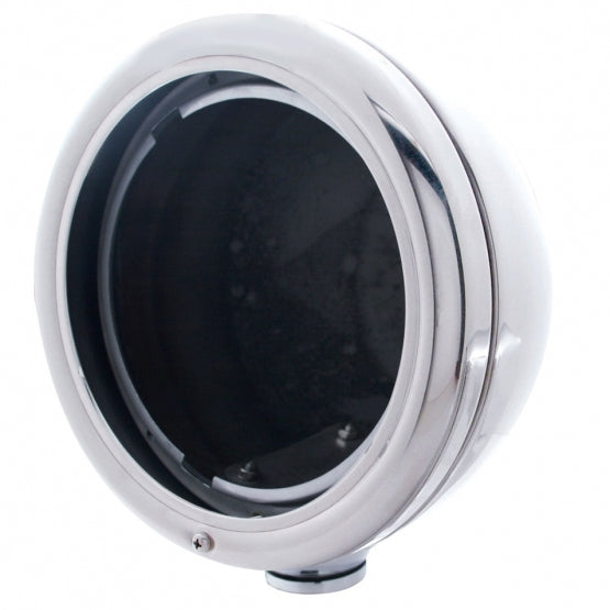 United Pacific Stainless Steel "Classic" Headlight Housing - No Turn Signal