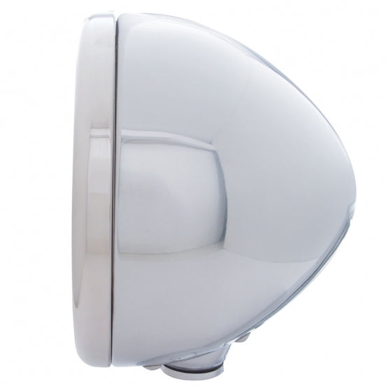 United Pacific Stainless Steel "Classic" Headlight Housing - No Turn Signal