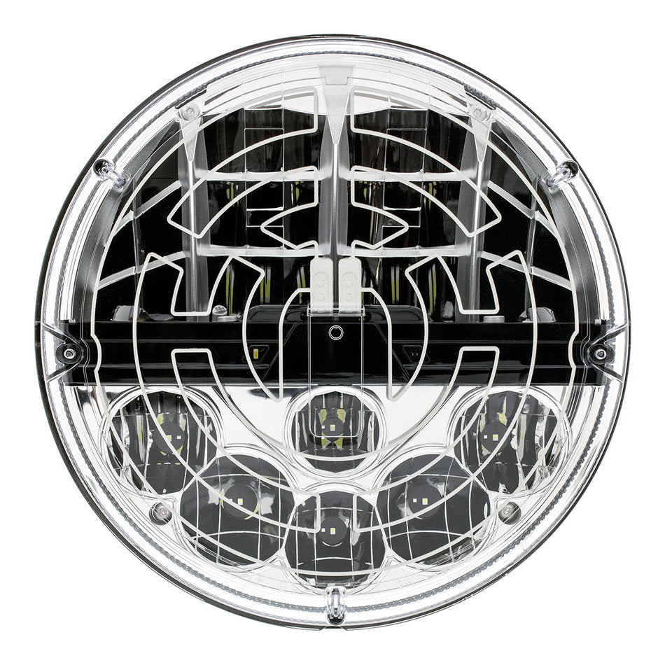 United Pacific ULTRALIT - Heated 7" LED Headlight With Polycarbonate Lens & Housing