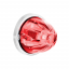 United Pacific UltraBurst Glass Watermelon Light Flush Mount Kit-Red LED/Clear Lens