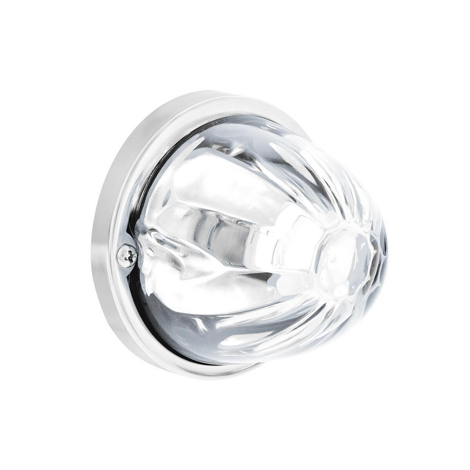 United Pacific UltraBurst Glass Watermelon Light Flush Mount Kit-White LED/Clear Lens