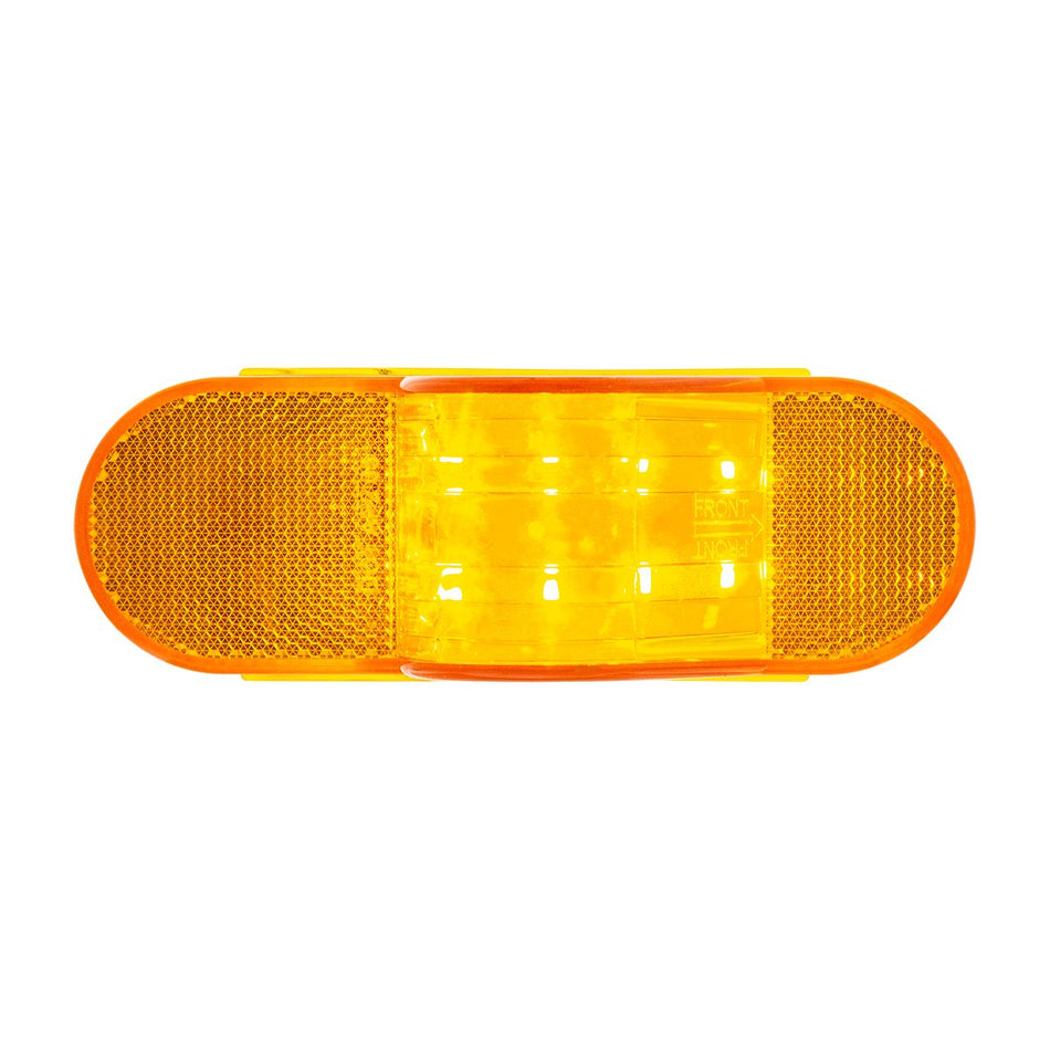 United Pacific 8 LED Mid-Trailer Turn Signal Light - Amber LED/Amber Lens