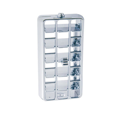 United Pacific CHROME PLASTIC A/C VENT FOR 2001-05 PETERBILT - CENTER