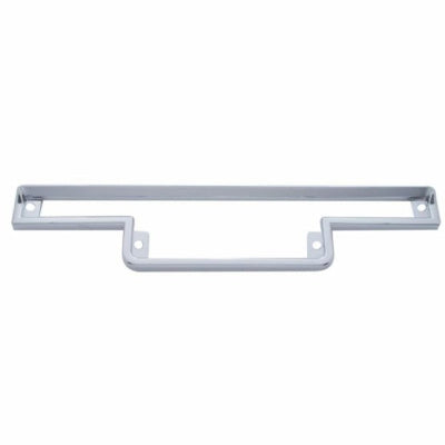 United Pacific CHROME PLASTIC WARNING LIGHT PANEL BEZEL WITH VISOR FOR 1990-2000 PETERBILT 379/378/377