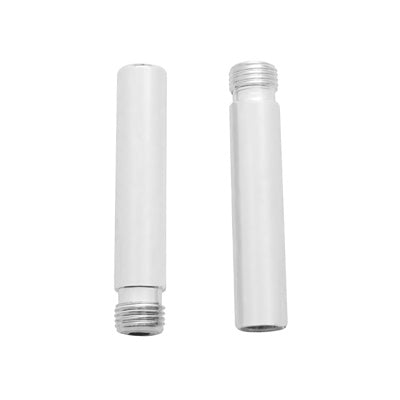United Pacific Chrome Metal Tube Door Lock Knob
