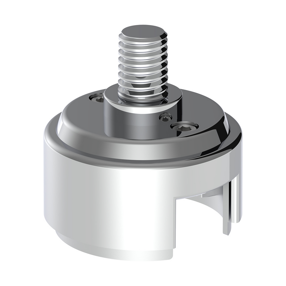 United Pacific 1/2"-13 Thread-On Shift Knob Mounting Adapter For Eaton Fuller Style 13/15/18 Shifter - Chrome
