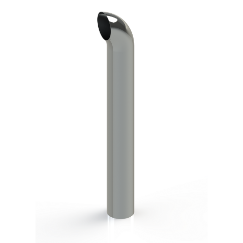 Lincoln Chrome 8" Exhaust Kit With 90 Degree Picket Elbows
