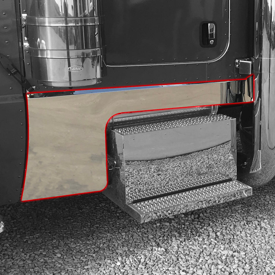 Iowa Customs Cab & Cowl Panel Set fits 389 Glider & DEF w/ Horizontal Exhaust - No Light Kit Included