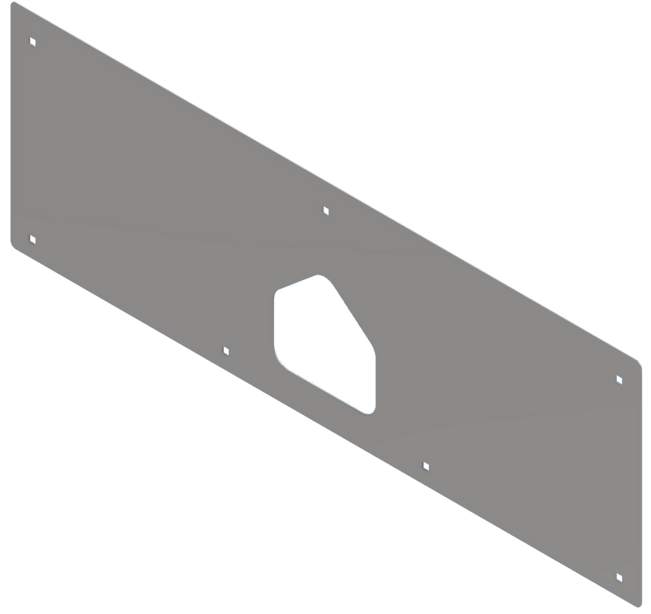 Iowa Customs Peterbilt 378 & 379 Permit Panel for Peterbilt Battery & Tool Box Covers