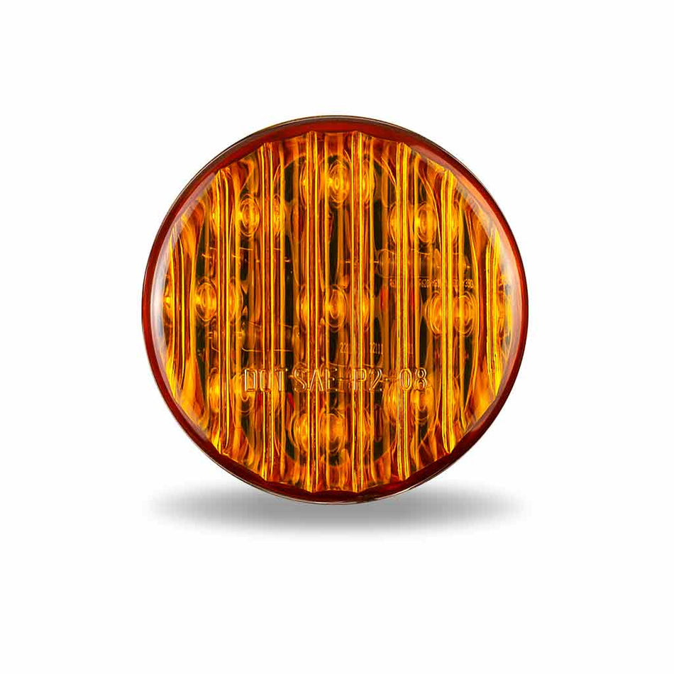Trux 2″ Amber Marker Round LED Light – 9 Diodes