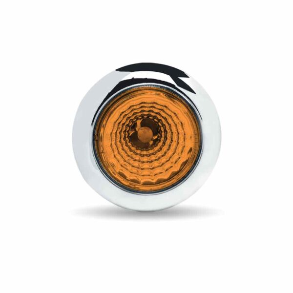 Trux 3/4″ Amber Marker Round Reflector LED Light – 1 Diode