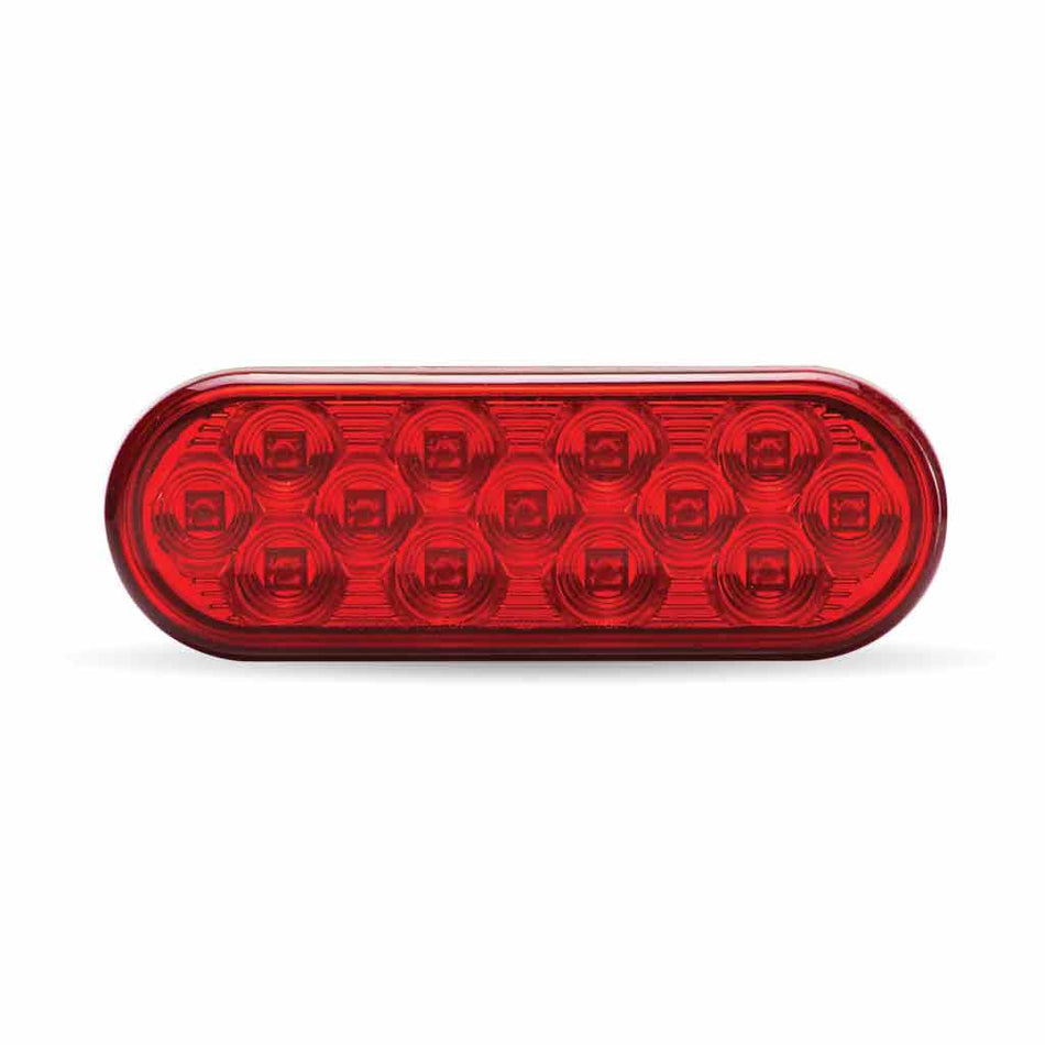 Oval Mirror Red Stop, Turn & Tail LED (13 Diodes)- OBMR