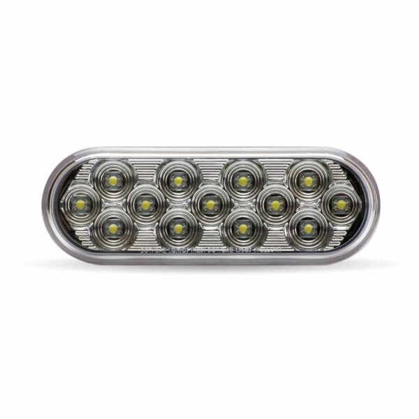 6'' White Back Up Oval Mirror Light- OBMW