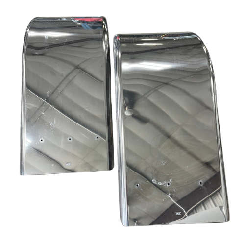 Take Off Like New 80" Stainless Steel 1/2 Fenders