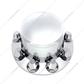 United Pacific Chrome Dome Rear Axle Cover With 33mm Thread-on Nut Cover
