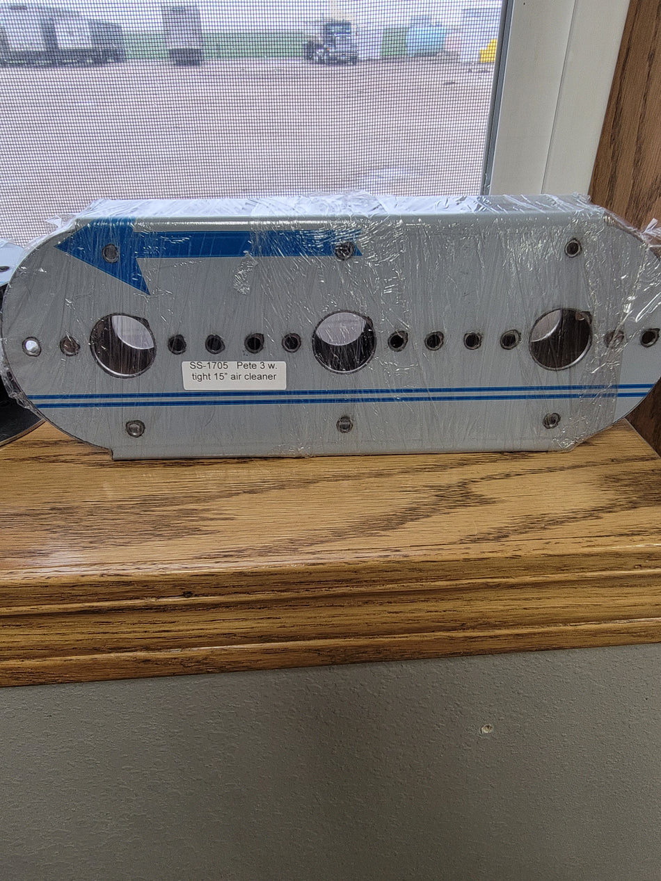 JML Kustoms 3 Watermelon Front Peterbilt 15" Air Cleaner Light Bar With Radius Ends