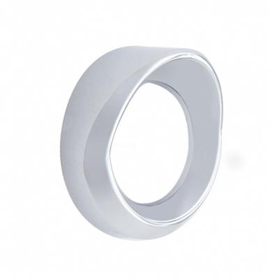 United Pacific Chrome Plastic Speedometer/Tachometer Cover With Visor