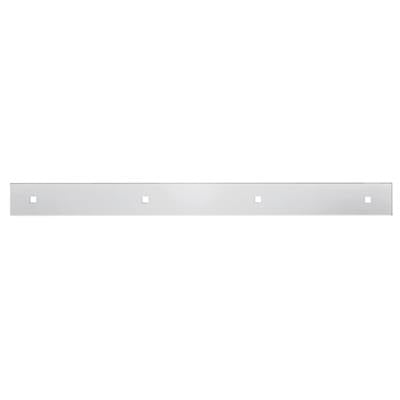 United Pacific 2" X 24" Stainless Top Mud Flap Plate - Bolt Thru
