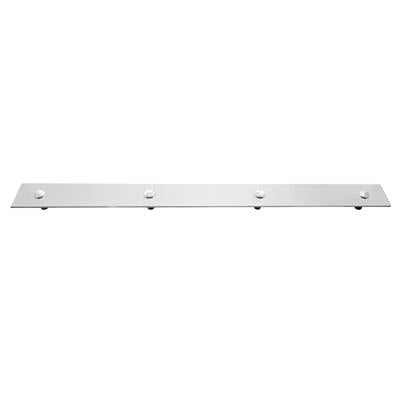 United Pacific 2" X 24" Stainless Top Mud Flap Plate - Bolt Thru