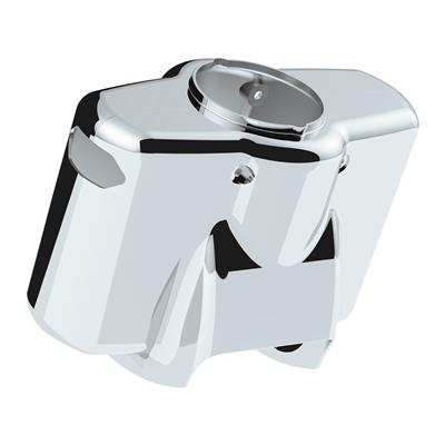 United Pacific Chrome Plastic Upper Steering Column Cover For Peterbilt 379/378 (1998-2005), 335 (2005-2010), 330 (2000-2010)
