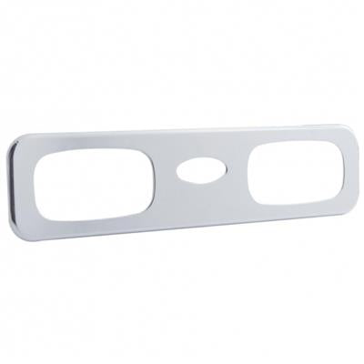 United Pacific Chrome Plastic A/C Vent Trim For 2006+ Peterbilt 389/388/387/386/384/379- Passenger