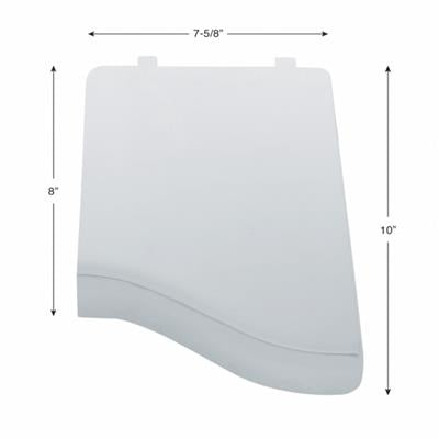 United Pacific Chrome Plastic Cabin Air Filter Door For Peterbilt 389/388 (2008-2010) And 387/386/379 (2006-2010)