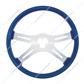 United Pacific 18" Color 4 Spoke Steering Wheel