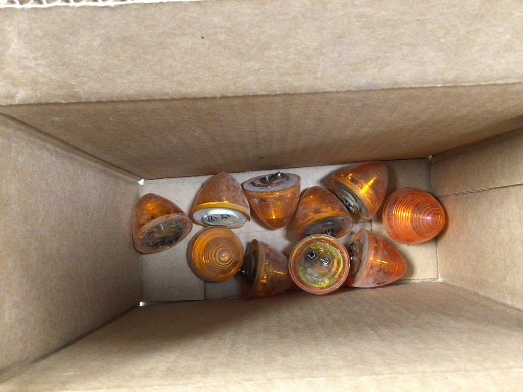 10 Count Amber/Amber 2" Round Bee Hive Lights