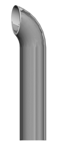 Lincoln Chrome 8 Inch Exhaust Top Stack