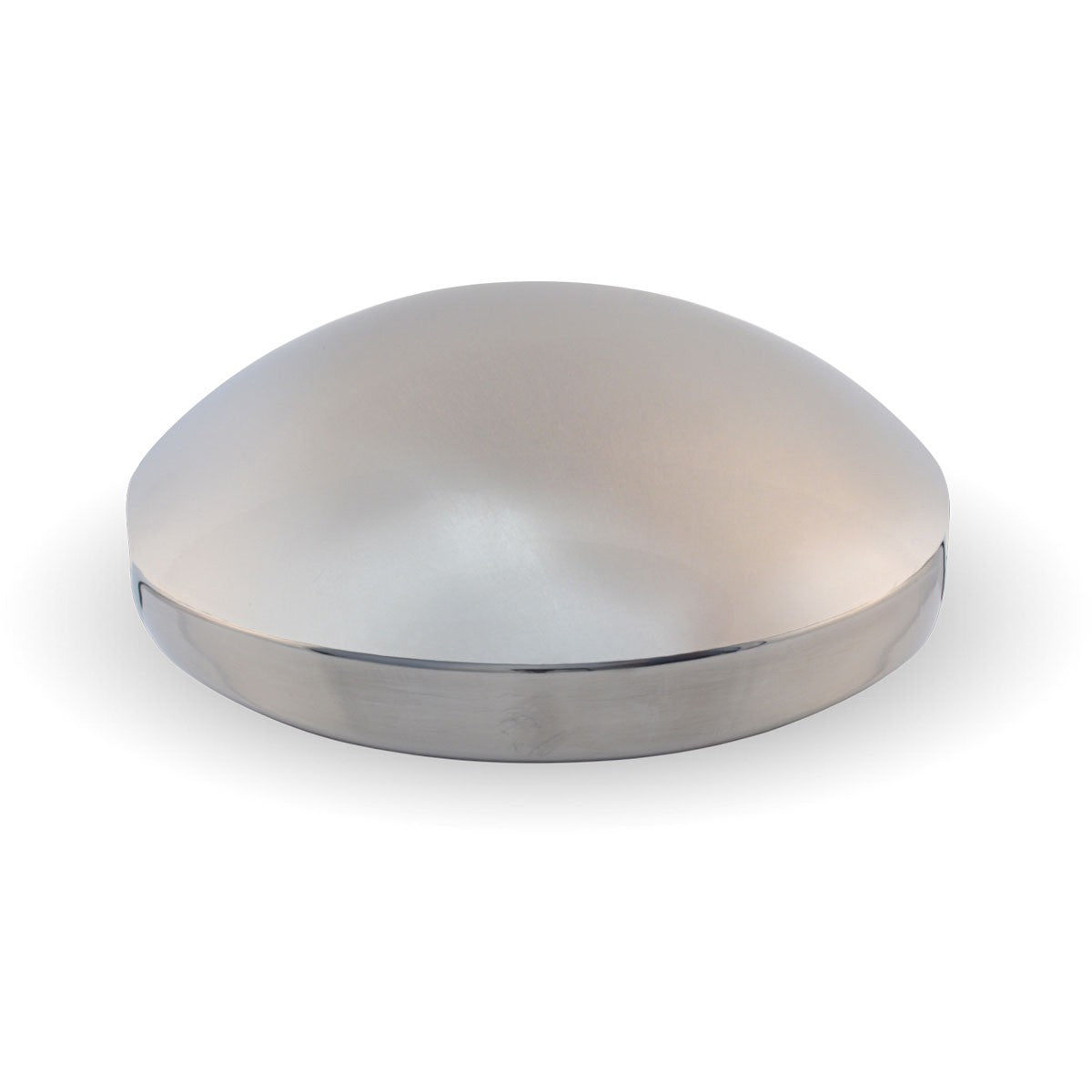 Trux Stainless Steel Rear Hubcap With 8” Diameter and 5/8 Stud- THUB-858SS