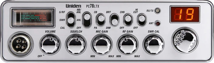 Uniden PC78LTX CB with SWR
