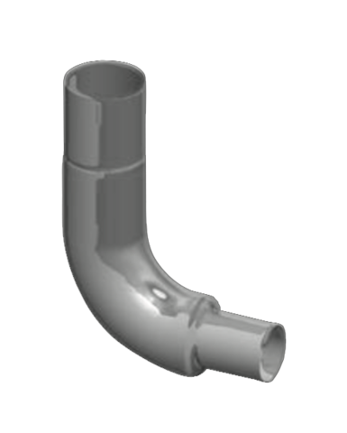 7" -  5" Lincoln Chrome Elbow
