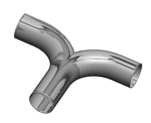 Lincoln Chrome Y-Pipe (5 Inch)