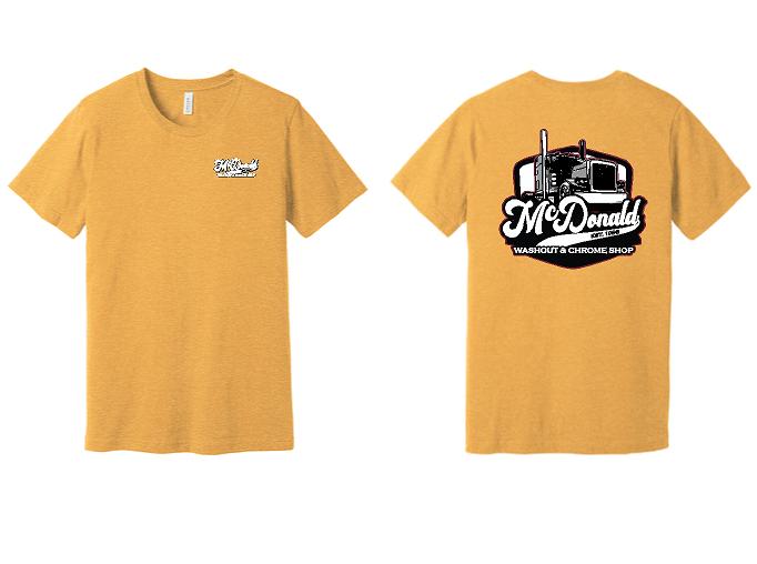 McDonald Washout Adult T-Shirts/ Design 2