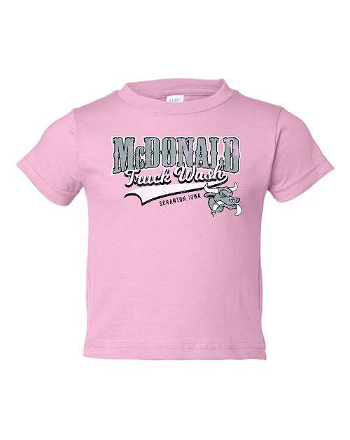 McDonald Washout Toddler T-Shirt/ Design 3