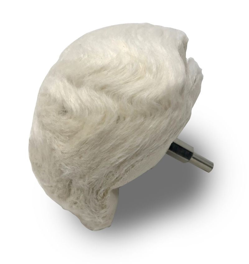Zephyr 4” Goblet Buff Round End Shank Mount