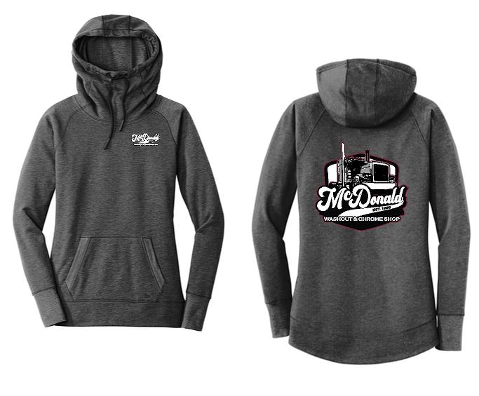 McDonald Washout Ladies Hoodie