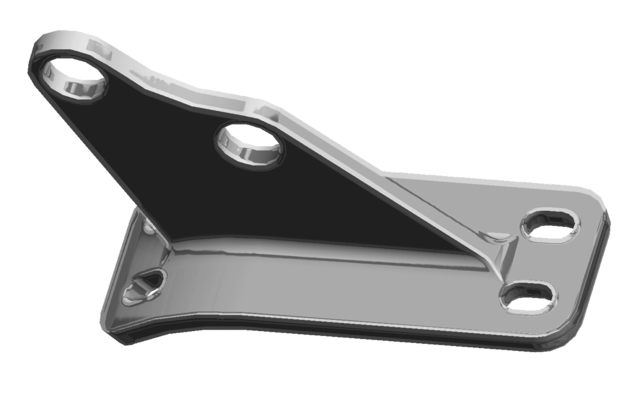 Lincoln Chrome Peterbilt Cab Brackets