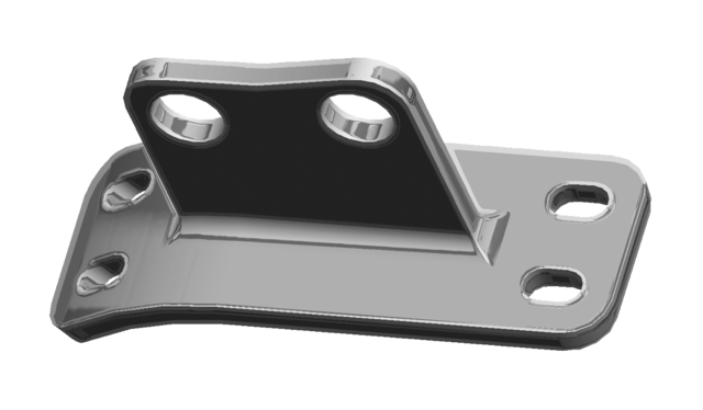 Lincoln Chrome Peterbilt Cab Brackets