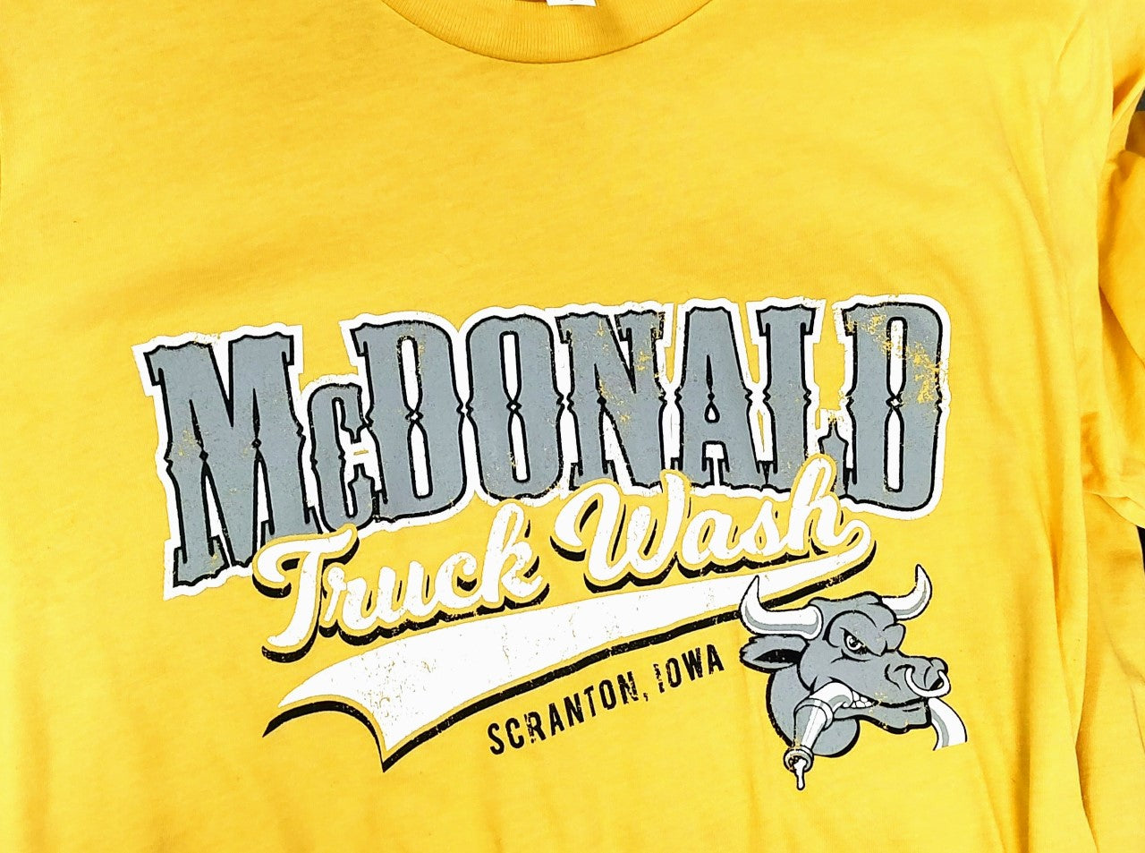 McDonald Washout Adult T-Shirt/ Design 3