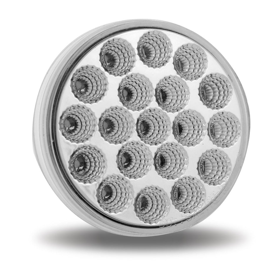4" Clear Red Stop, Turn & Tail LED (19 Diodes)- 419CR