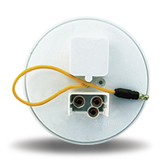4" ANODIZED DUAL REVOLUTION RED STOP, TURN, TAIL TO WHITE BACK UP LED- A4XRW