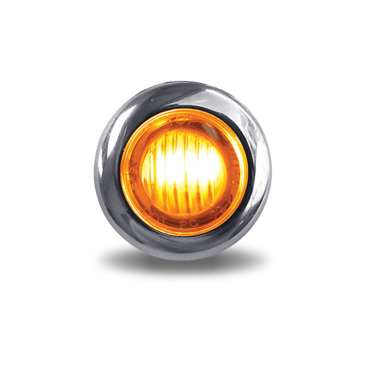 TRUX MINI BUTTON AMBER AND AUXILIARY COLOR LED LIGHT