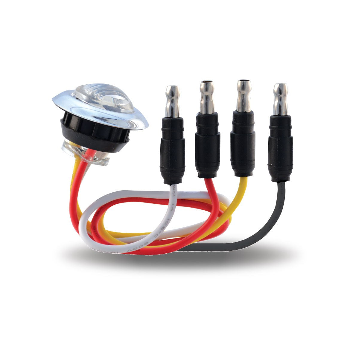 Led Rte Button TRUX MINI BUTTON RED AND AUXILIARY COLOR LED LIGHT